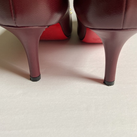 Christian Louboutin Ballarina 70 Napa/Shiny/calf heels, pristine condition - Picture 3 of 10